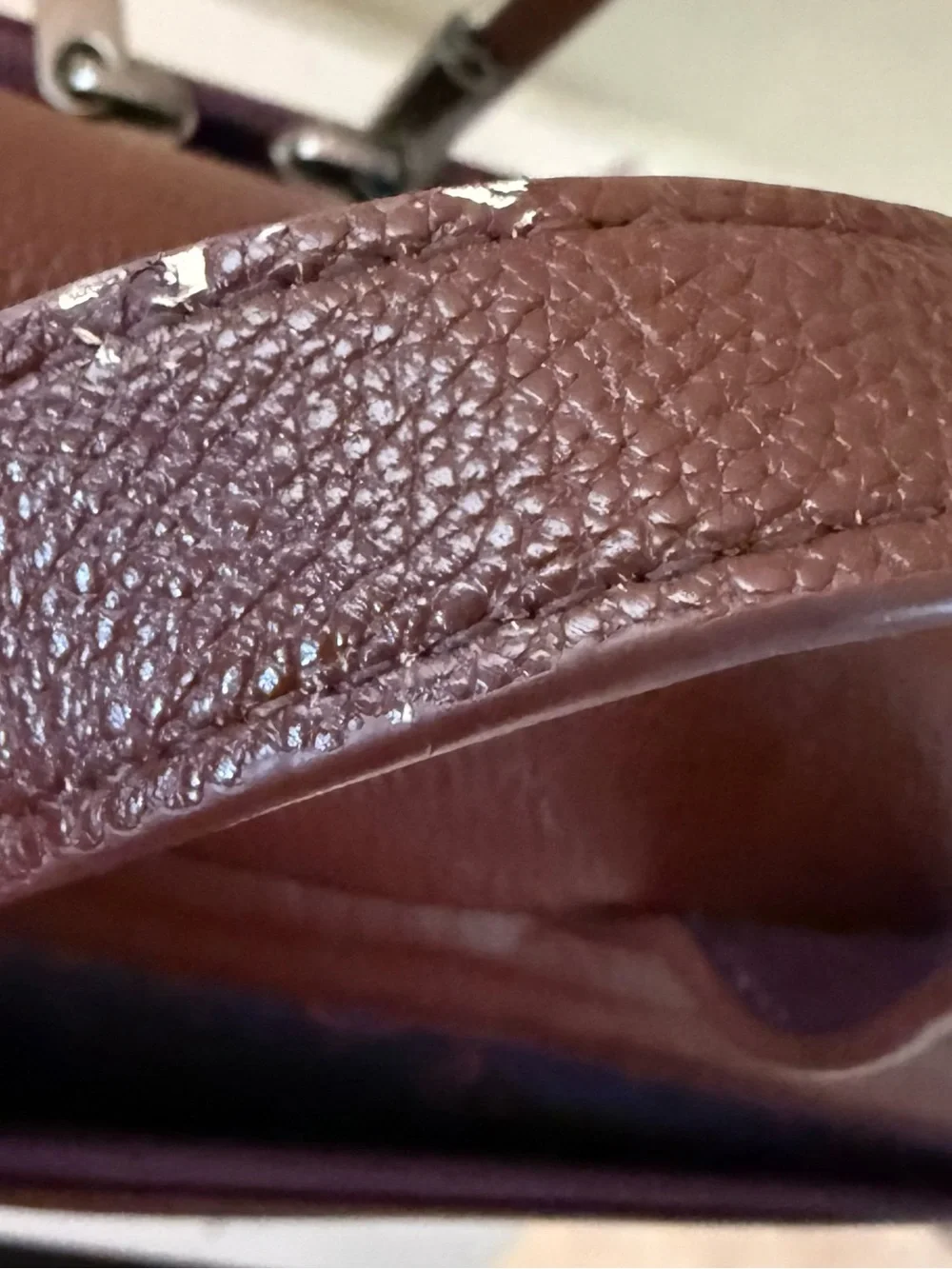 Robert Graham Brown Leather Messenger Bag,  Very Good Condition.
